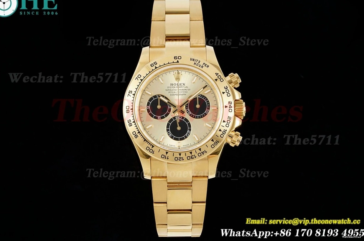 YG SH4131(Gain Daytona Blk Gold QF Weight) YG 126508 40mm 0207